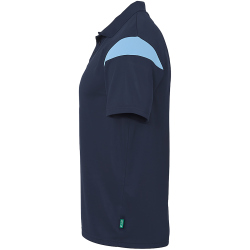 uhlsport Squad 27 Poloshirt Kinder marine/skyblau 128
