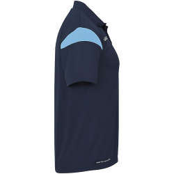 uhlsport Squad 27 Poloshirt Kinder marine/skyblau 128