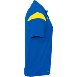 uhlsport Squad 27 Poloshirt Kinder azurblau/limonengelb 128