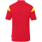 uhlsport Squad 27 Poloshirt Kinder rot/limonengelb 128