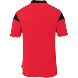 uhlsport Squad 27 Poloshirt Kinder rot/schwarz 128