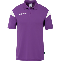uhlsport Squad 27 Poloshirt Kinder lila/weiß 128