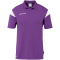 uhlsport Squad 27 Poloshirt Kinder lila/weiß 128