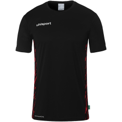 uhlsport Progressive 28 Polyester Trainingsshirt Herren schwarz/rot L