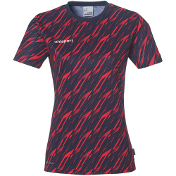 uhlsport Progressive 28 Trainingsshirt Damen marine/rot XS