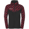uhlsport Progressive 28 Multi Kapuzenjacke Kinder schwarz/rot 116