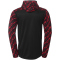 uhlsport Progressive 28 Multi Kapuzenjacke Kinder schwarz/rot 116