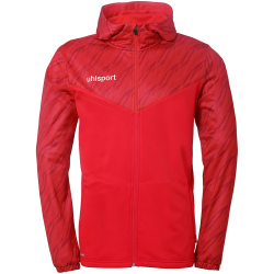 uhlsport Progressive 28 Multi Kapuzenjacke Kinder rot 116