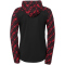 uhlsport Progressive 28 Multi Kapuzenjacke Damen schwarz/rot XS