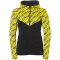 uhlsport Progressive 28 Multi Kapuzenjacke Damen schwarz/limonengelb XS