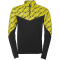 uhlsport Progressive 28 1/4-Zip Sweatshirt Kinder schwarz/limonengelb 116