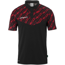 uhlsport Progressive 28 Poloshirt Herren schwarz/rot S