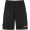 uhlsport For the Planet Center Basic Fußballshorts Herren schwarz/limonengelb M