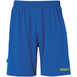 uhlsport For the Planet Center Basic Fußballshorts Herren azurblau/limonengelb M