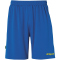 uhlsport For the Planet Center Basic Fußballshorts Herren azurblau/limonengelb M