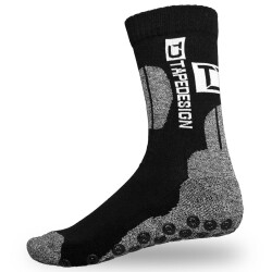 TAPEDESIGN Outdoor-Antirutschsocken schwarz/grau