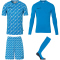 uhlsport Progressive Torwart-Set Kinder cyan/weiß 128