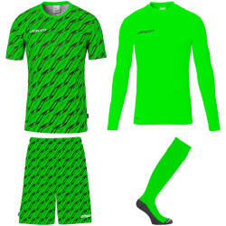 uhlsport Progressive Torwart-Set Kinder fluo...