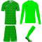 uhlsport Progressive Torwart-Set Herren fluo grün/schwarz S