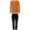 uhlsport Progressive Torwart-Set (Torwarttrikot + Torwarthose) Kinder fluo orange/schwarz 116