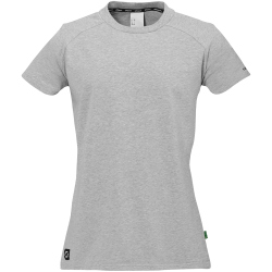 uhlsport ID T-Shirt Damen dark grau melange S