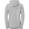 uhlsport ID Kapuzenjacke Damen dark grau melange XS