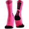 X-SOCKS Bike Perform Crew Fahrradsocken P140 - fluo pink/x black 35-38