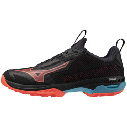 Mizuno Wave Panthera 2 Feldhockeyschuhe 06 - black/neon flame/peacock blue 38.5