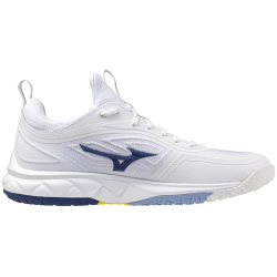 Mizuno Wave Luminous 3 Korfballschuhe 96 - white/bellwether blue/bel air blue 39
