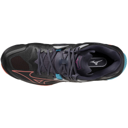 Mizuno Wave Lightning Z8 Mid Volleyballschuhe 06 - black/neon flame/peacock blue 42