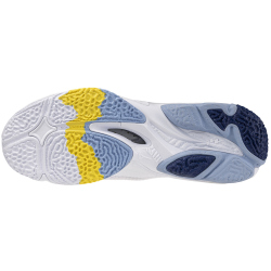 Mizuno Wave Lightning Z8 Volleyballschuhe 97 - white/bellwether blue/bel air blue 48.5