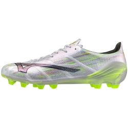 Mizuno Alpha II Elite FG Fußballschuhe 09 - white/silver iridiscent/black 38.5