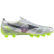 Mizuno Alpha II Elite FG Fußballschuhe 09 - white/silver iridiscent/black 38.5