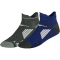 2er Pack Mizuno Active Mid Laufsocken 11 - estate blue/black S (35-37)