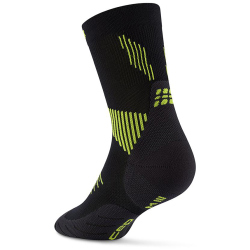 CEP 5.0 Mid-Cut Laufsocken Herren 582 - black/lime III (39-42)