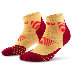 CEP 5.0 Run Low-Cut Laufsocken Herren 933 - marigold/burgundy III (39-42)