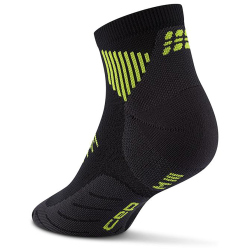CEP 5.0 Run Low-Cut Laufsocken Herren 582 - black/lime...