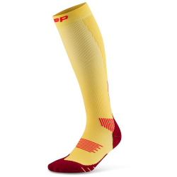 CEP 5.0 Run lange Laufsocken Herren 933 - marigold/burgundy IV (42-45)