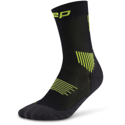 CEP 5.0 Run Mid-Cut Laufsocken Damen 582 - black/lime II...