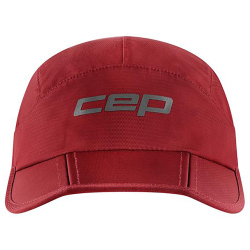 CEP Run faltbare Laufcap 875 - burgundy