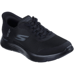 SKECHERS Go Walk Flex Hands Up Slip-In Sneaker Herren BBK - schwarz 41