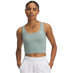 UNDER ARMOUR Motion Tanktop Damen 348 - silica green/white L