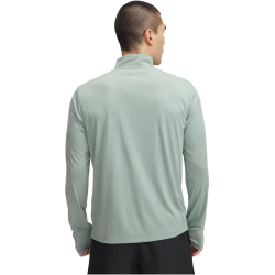 UNDER ARMOUR Launch 1/4-Zip Laufshirt Herren 348 - silica green/reflective S