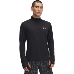UNDER ARMOUR Launch 1/4-Zip Laufshirt Herren 001 - black/reflective 3XL