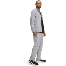 UNDER ARMOUR Rival Woven Windbreakerhose Herren 011 - mod gray/mod gray/white S