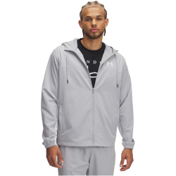 UNDER ARMOUR Rival Windbreaker aus Webstoff Herren 011 - mod gray/mod gray/white S