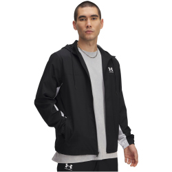 UNDER ARMOUR Rival Windbreaker aus Webstoff Herren 001 - black/black/white L