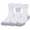 3er Pack UNDER ARMOUR ArmourDry Cushion Laufsocken 102 - white/white/reflective L (42-47.5)