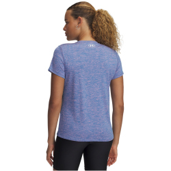 UNDER ARMOUR Tech Twist T-Shirt Damen 452 - ether blue/aero pink/white XS