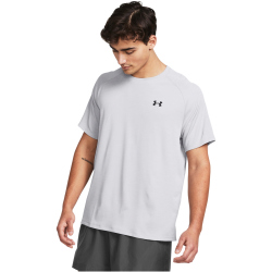 UNDER ARMOUR Tech Strukturiertes Trainingsshirt Herren 100 - white/black L